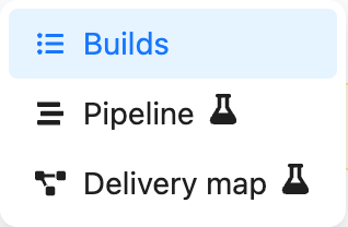 The View menu of a branch